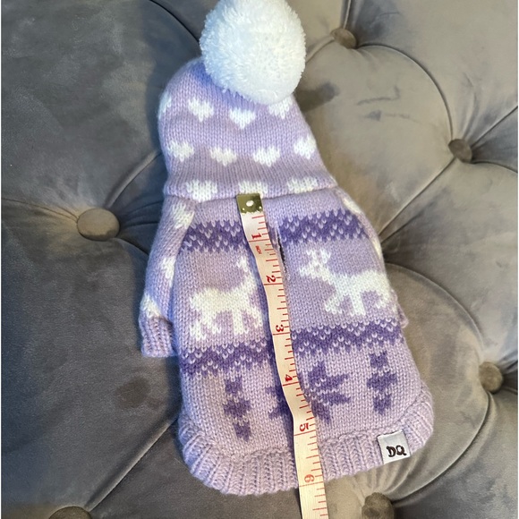 XXS Teacup Dog Sweater - Nordic Purple - Picture 5 of 5